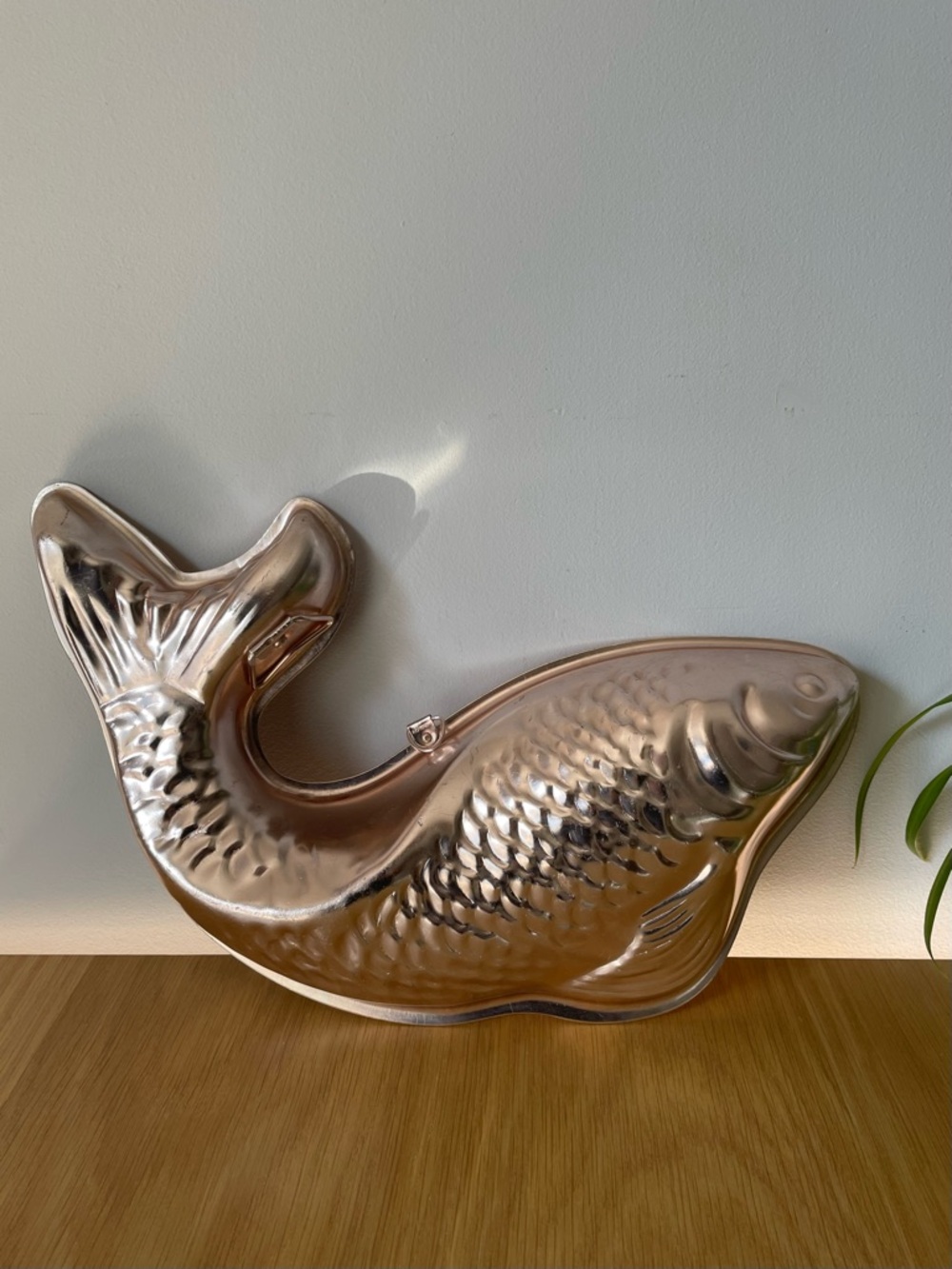 Vintage Copper Fish Cake Jelly Jello Mold Pan